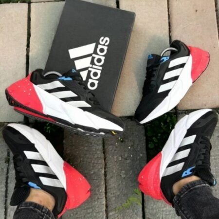 Adidas Adistar Running Shoes Black White Red