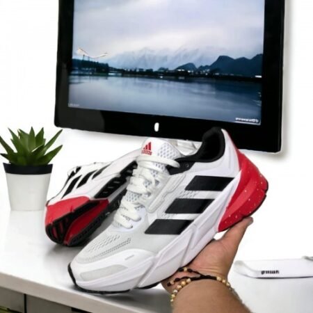 Adidas Adistar Running Shoes White Red