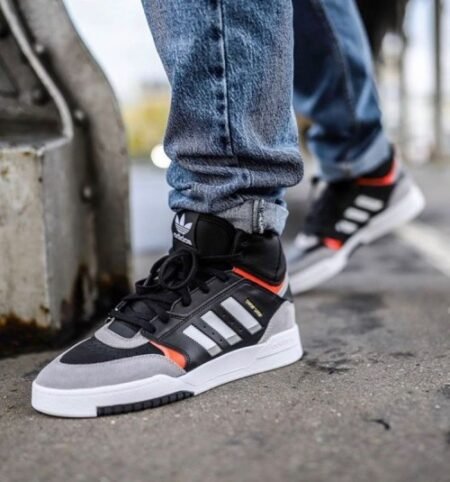 Adidas Originals Drop Step High Black White