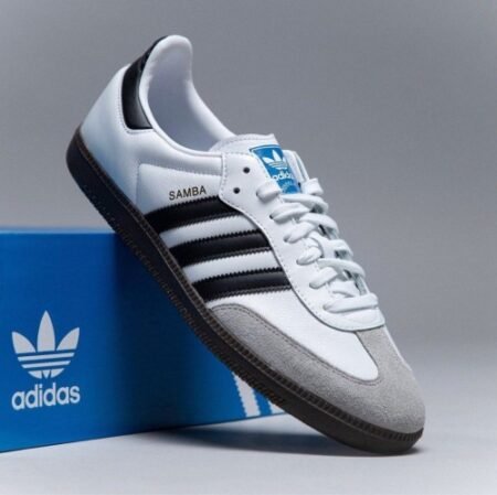 Adidas Samba White Black For Girls