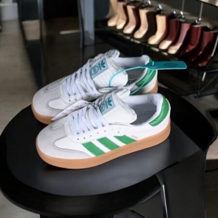 Adidas Samba XLG cloud white Green Sneakers For mens