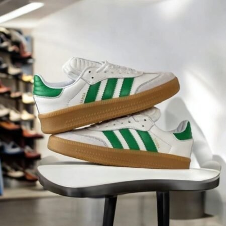 Adidas Samba XLG cloud white Green Sneakers For mens