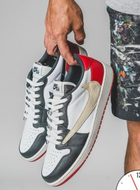 Air Jordan 1 Travis Scott Semi UA Quality Grey Red
