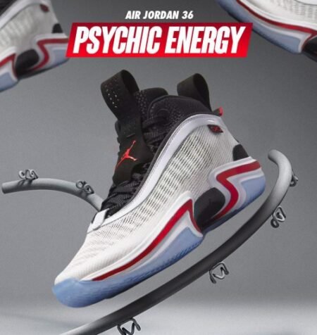 Air Jordan 36 Psychic Energy White Black