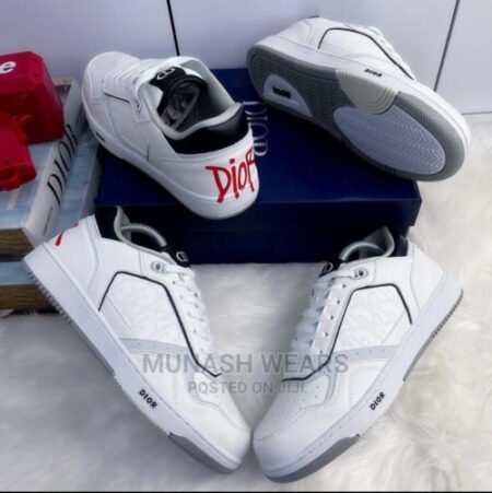 Christian Dior White Black with Extra Laces kit