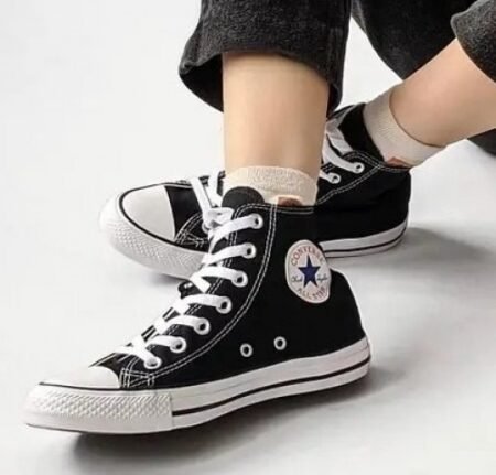 Converse All Star Black White For Gents Long