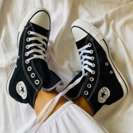 Converse All Star Black White For Girls
