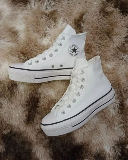 Converse All Star High Heels White Long for Girls
