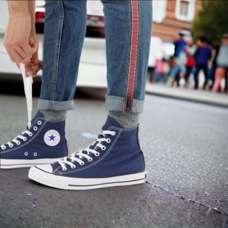 Converse All Star Navy Blue Long