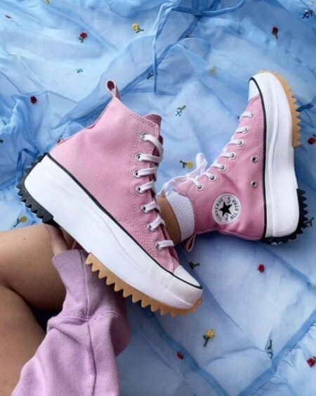 Converse Run star Hike Pink Sneakers For Girls