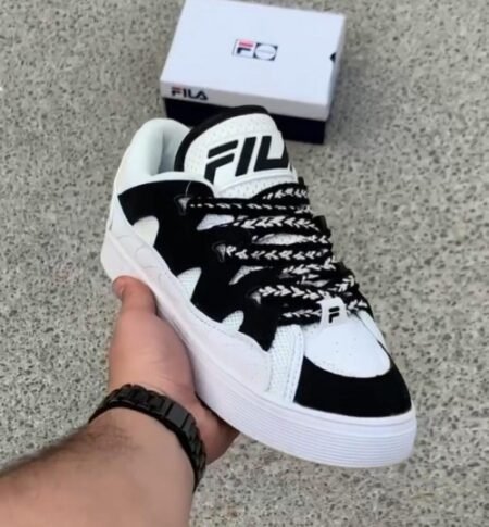 Fila Running Shoes For Mens White Black