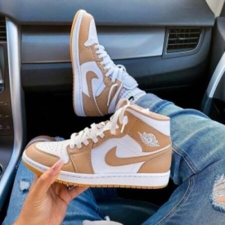 Jordan 1 Mid Tan Gum