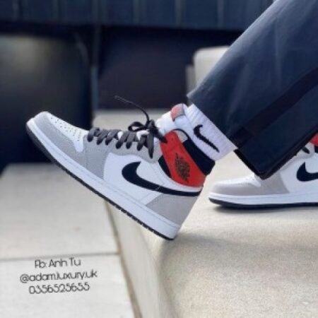 Jordan 1 Retro High Light Smoke Grey For Girls