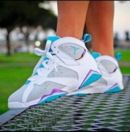 Jordan 7 Retro GS Natural Grey Blue (D-853)