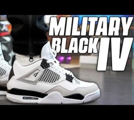 Jordan Retro 4 Military Black
