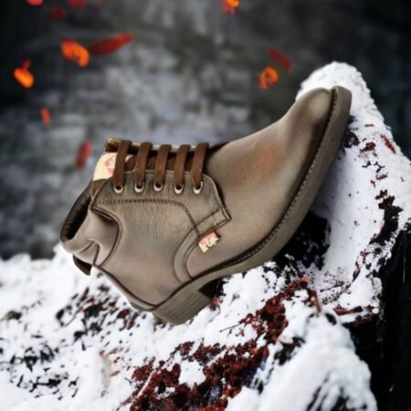 Lee Cooper leather mens shoes Brown