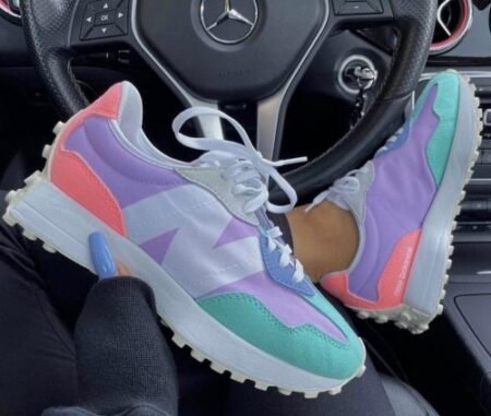 New Balance 327 Womens (Dark Violet Glow with Summer Jade)