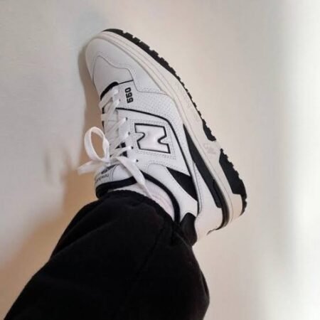 New Balance 550 White Black Heavy Quality Sneakers For Mens