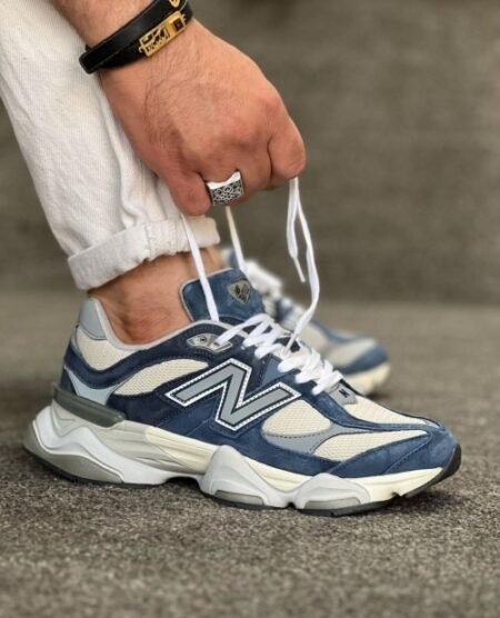 New Balance 9060 Natural Indigo Blue Sneakers For Mens