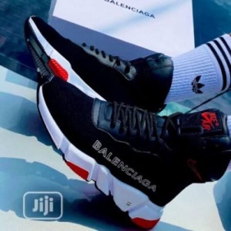 Nike Air Balenciaga High Top Black Red