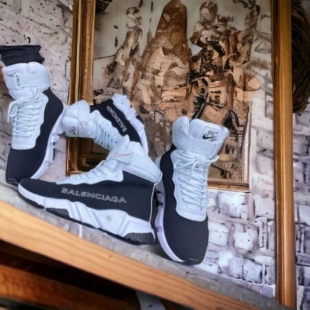 Nike Air Balenciaga High Top White Black