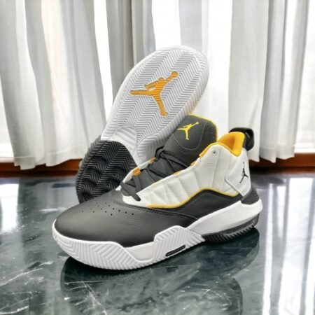 Nike Air Jordan stay loyal white black yellow
