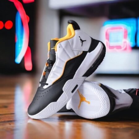 Nike Air Jordan stay loyal white black yellow