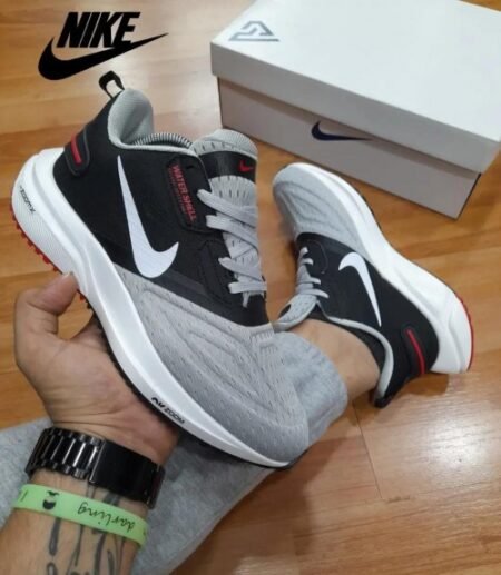 Nike Air Zoom Running Shoes Water Shell Grey Black