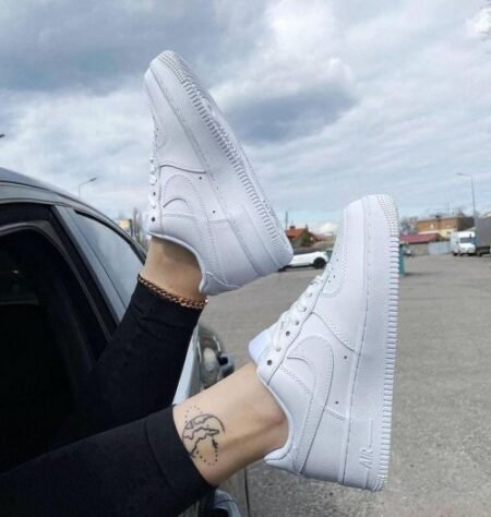 Nike Airforce Girls Leather White