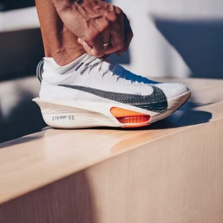 Nike AlphaFly 3 White Black Running Shoes For Mens