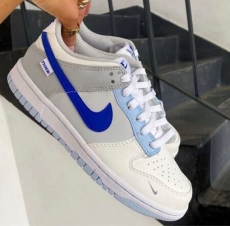 Nike Dunk Low Ivory Hyper Royal For Mens