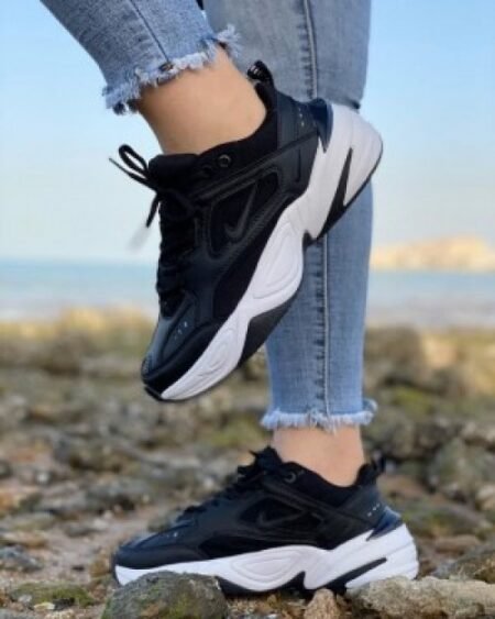 Nike M2K Techno Black White for Girls