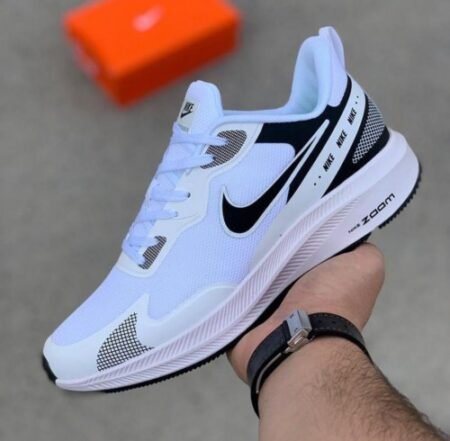 Nike Zoom Pegasus 25 Running Shoes White Black