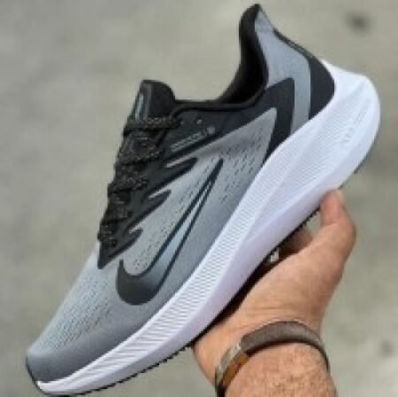 Nike Zoom Win Flow 7 Running Shoes Grey Black