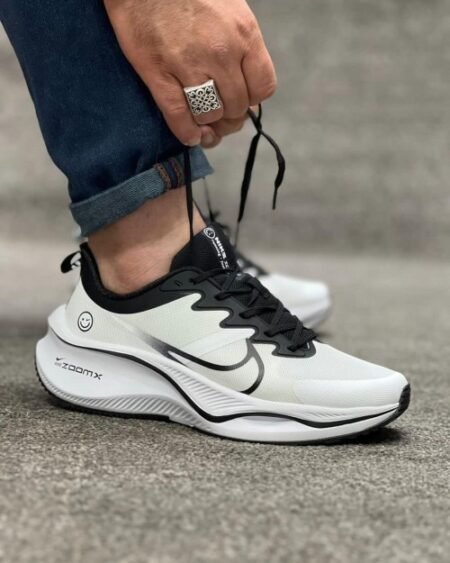 Nike Zoom X Smiley Running Shoes For Mens White Black