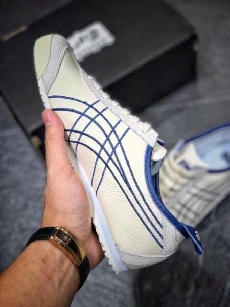 Onitsuka Tiger Mexico 66 Birch Midnight Blue First Leather For Mens