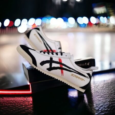 Onitsuka Tiger Mexico 66 Deluxe Kabuki Nippon First Leather White Black Red For Mens