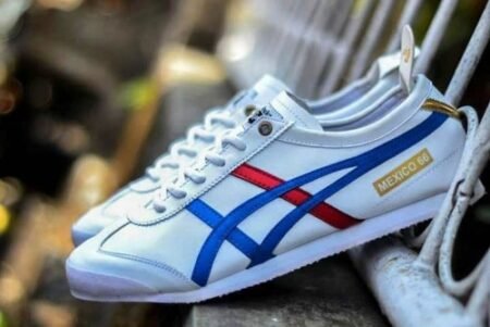 Onitsuka Tiger Sneakers Mexico 66 Brich white red blue silver