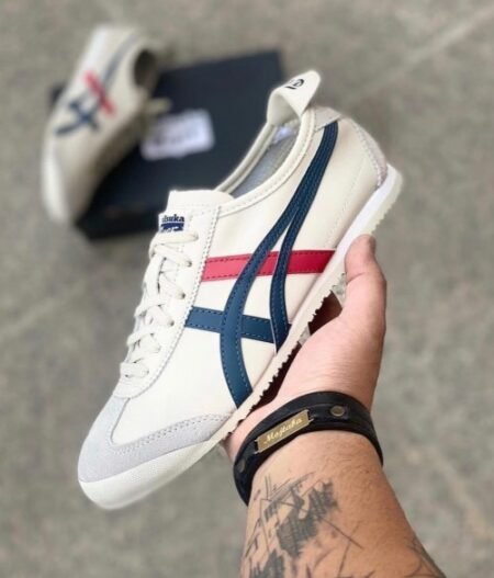Onitsuka Tiger Sneakers Mexico 66 White Blue Red