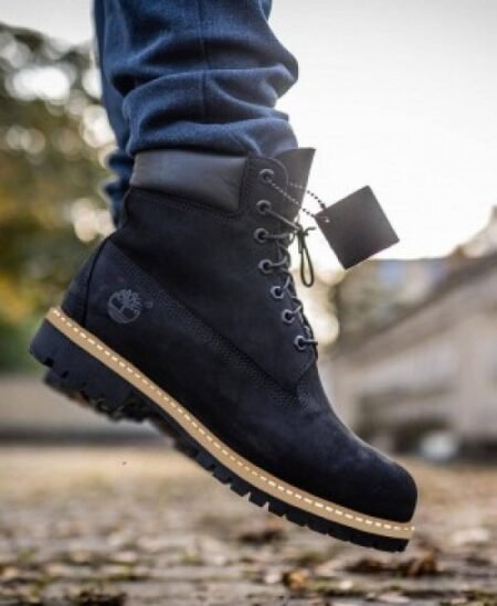 Timberland Leather Feel Casual Boots Leather Black hoeon