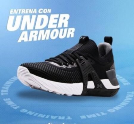Under Armour Project Rock 4 Black White